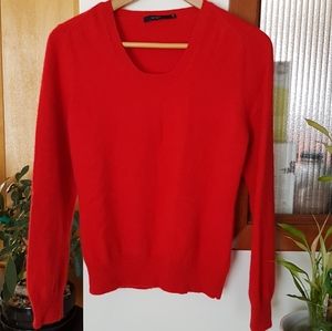Seventy 100% Red Cashmere Sweater